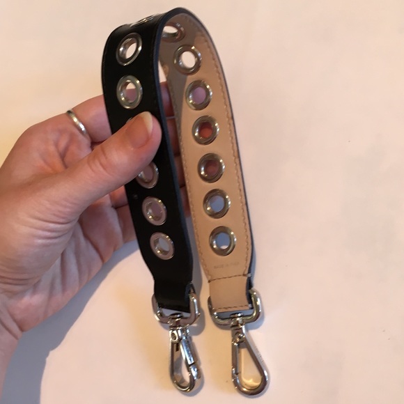 Fendi black and beige grommet mini Strap You - Picture 3 of 9